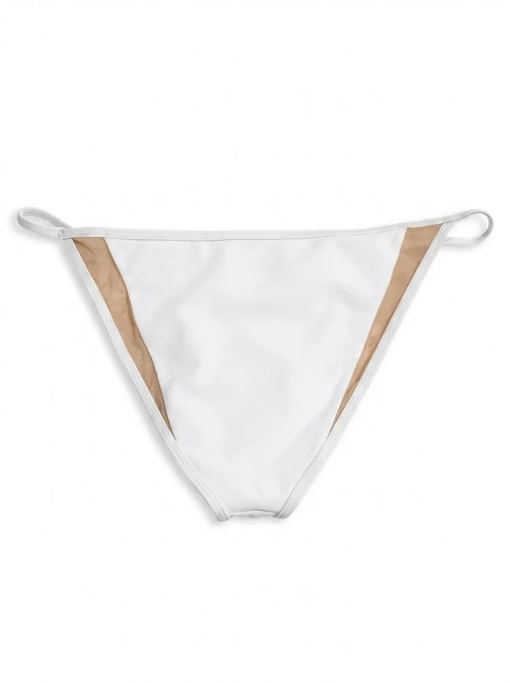 Lovers + Friends Cream Bikini Bottom with Minimal Tag Detail - Picture 2 of 3